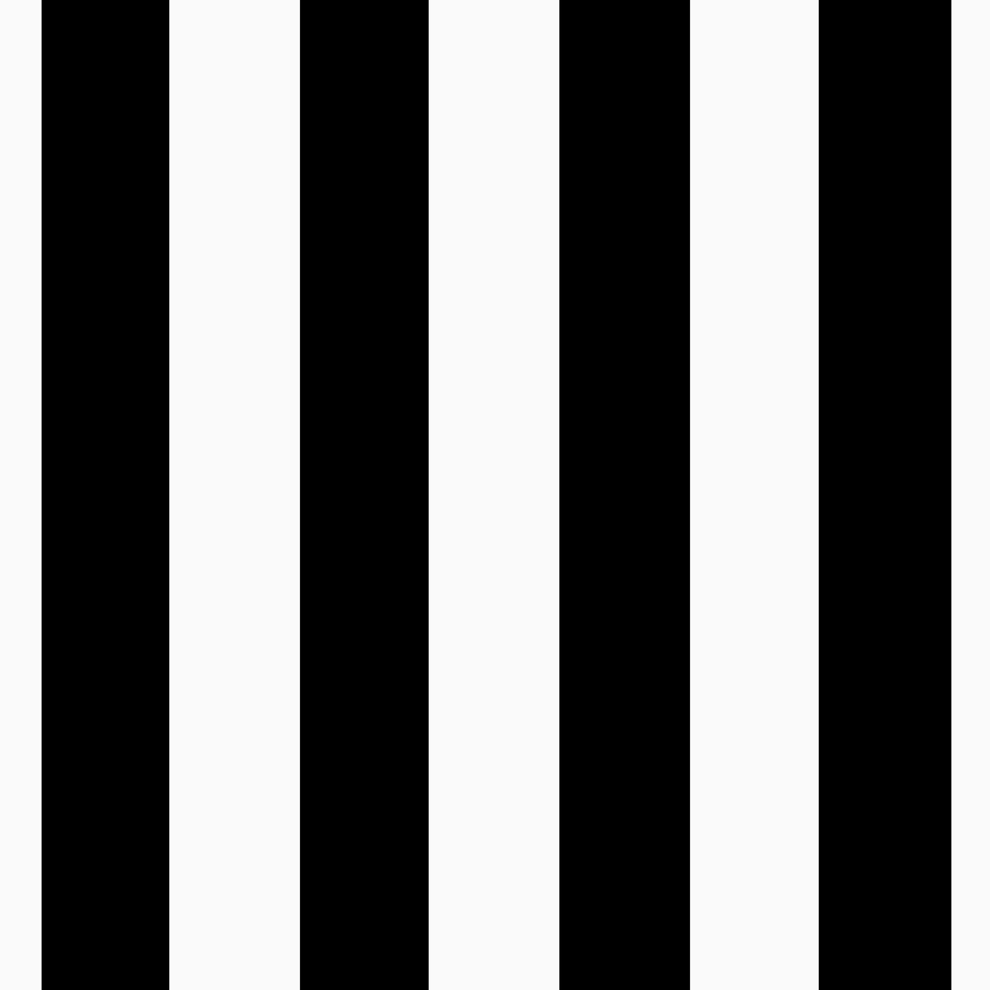 Black/White Medium Stripe Matte Satin